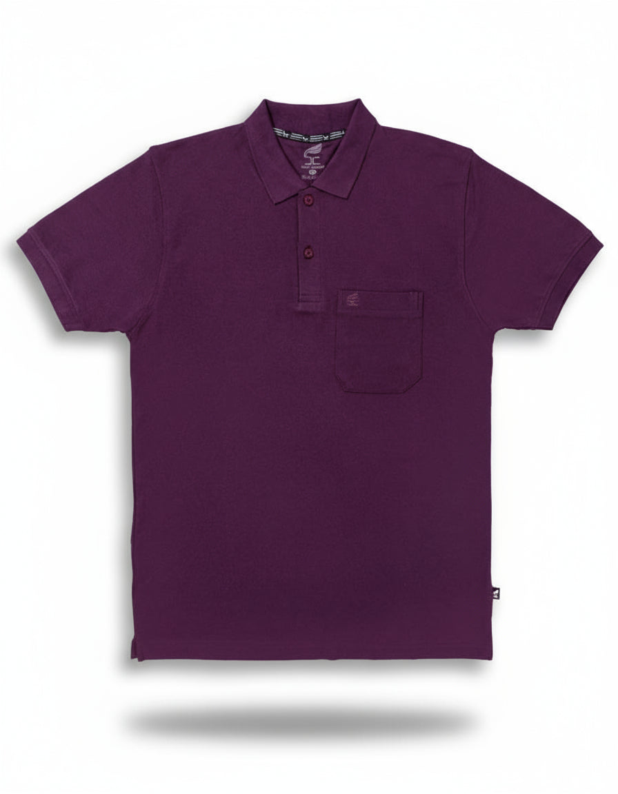 Mens Polo T-Shirts Purple